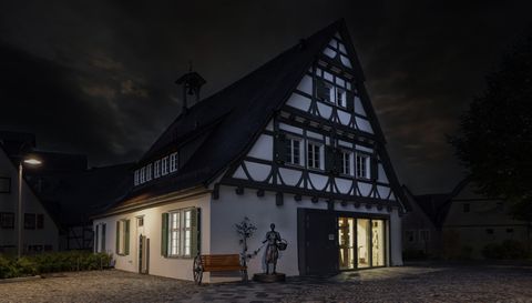 Das alte Rathaus - Wahllokal für den Wahlbezirk 1