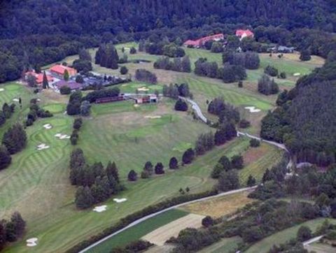 Der Golfplatz aud der Vogelperspektive