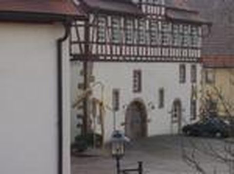 Blick auf das Gemeindezentrum